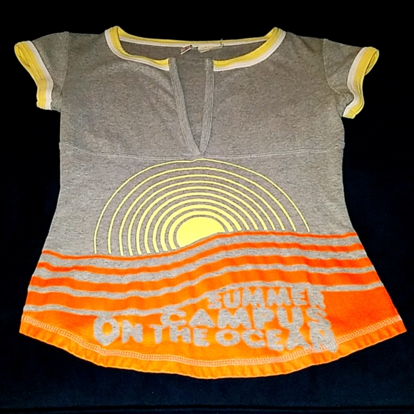 Fornarina Tops - EUC Vintage Fornarina short sleeve sporty top